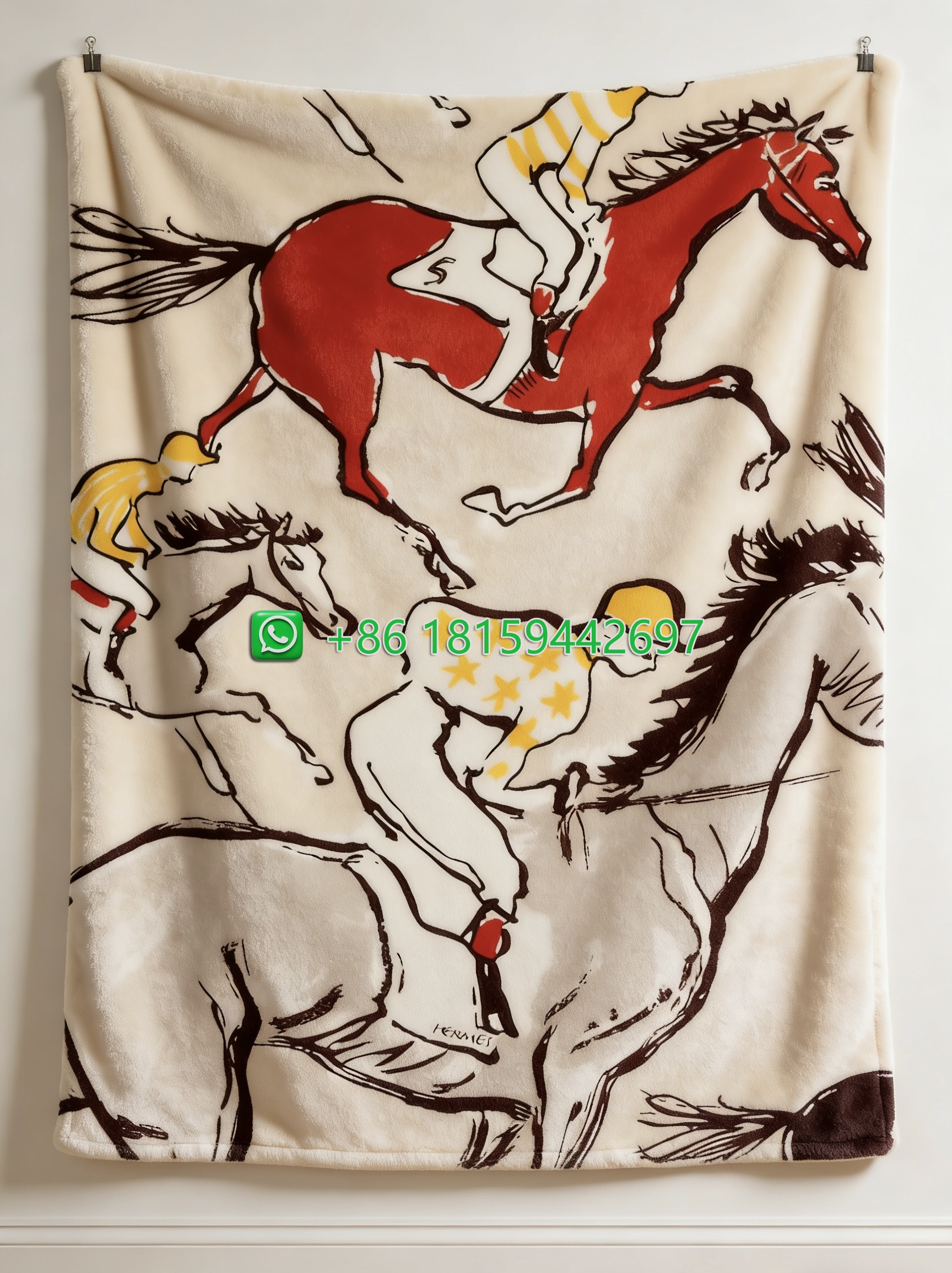 Hermes Throw Blankets